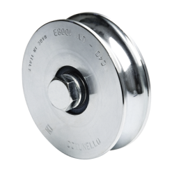 Rueda de 10 cm SIN Soporte / Soporta hasta 425 kg / Canal Tipo 