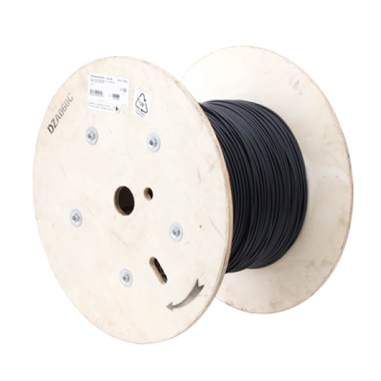 Cable de Fibra Óptica de 6 hilos, Interior/Exterior, Tight Buffer, No Conductiva (Dieléctrica), LS0H, Multimodo OM4 50/125 optimizada, 1 Metro
