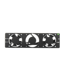 Kit de 2 Ventiladores 110 Vca (12 x 12 cm) con Clavija para Gabinete de Piso