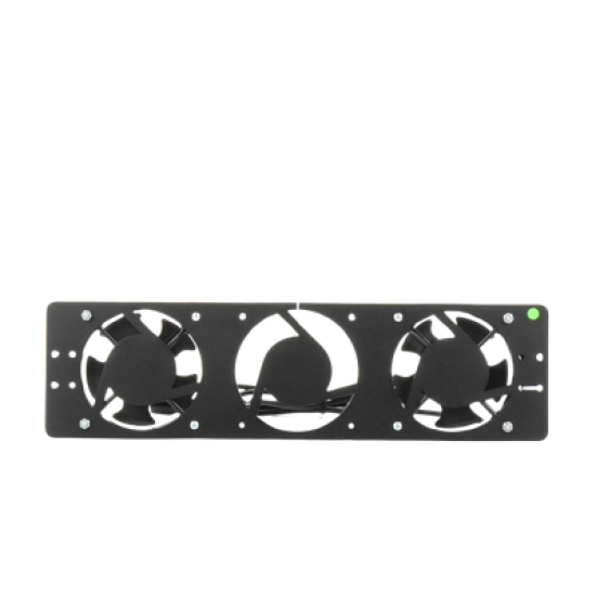 Kit de 2 Ventiladores 110 Vca (12 x 12 cm) con Clavija para Gabinete de Piso