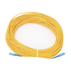 Jumper de Fibra Óptica Monomodo SC/UPC-SC/UPC Simplex de 40 metros,  3mm