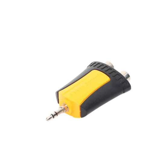 Conector Estéreo | 3.5 mm - 2 x conector Hembra RCA | Adaptador de Carcasa de Plástico
