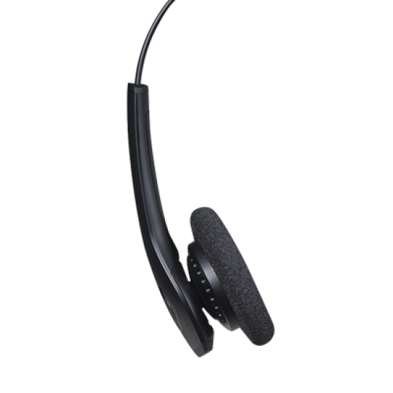 Jabra Biz 1500 Duo, auricular profesional con cancelación de ruido, ideal para contact center con conexión QD (1519-0157) 