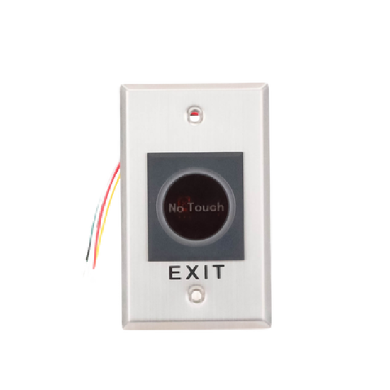 Botón Sin Contacto / Indicador LED / NO / NC / Interior / Acero Inoxidable