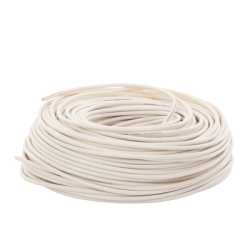 Cable doble aislado de alta durabilidad para cercas electrificadas Bobina con 100 mts (Cable bujia)