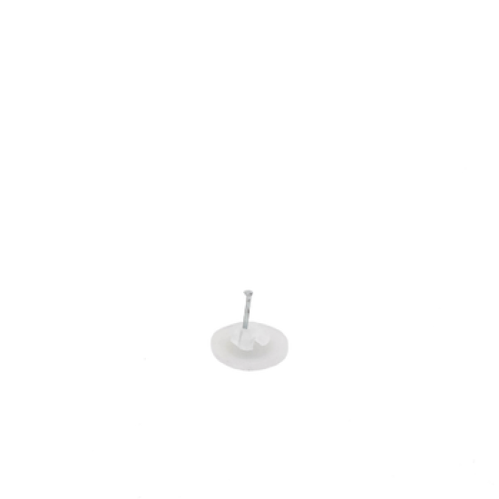 Grapa para cable redondo de 3mm color transparente (100pzs) (3101-00100)