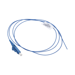 Pigtail de Fibra Óptica LC Simplex, Monomodo OS2 9/125, 900um, Color Azul, 2 Metros