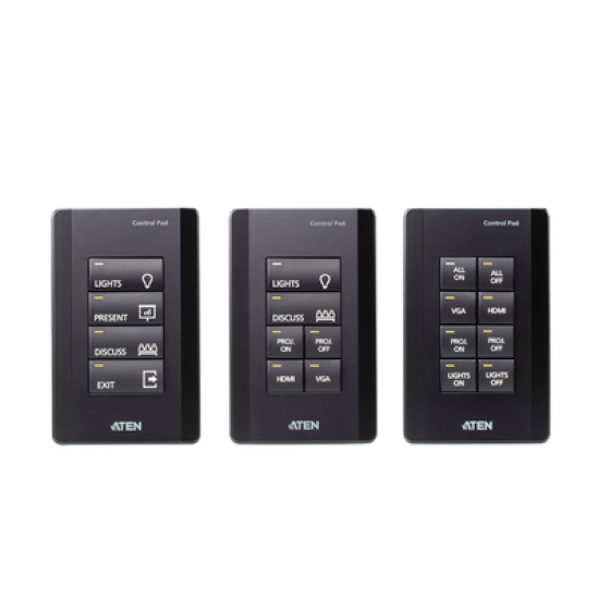 Sistema de control ATEN: panel de control de 8 botones