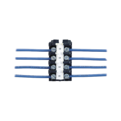 Casete de etiquetas de poliolefina, cinta continua, color negro sobre blanco, 9.65 mm x 7.6 metros