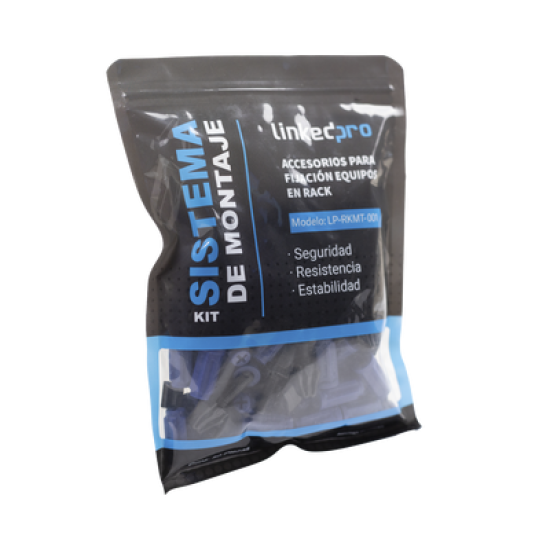 Kit de Montaje Rápido para Equipos en Rack / No más Tuercas Enjauladas / Soporta hasta 50 kg (50 Piezas)
