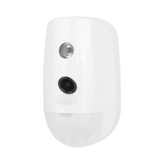 (AX PRO) CÁMARA Inalámbrica + PIR / 6 Años de Batería / Inmunidad a Mascotas / Rango de Detección de 12 mts / Angulo de 85.9° de Cobertura / Uso Interior 