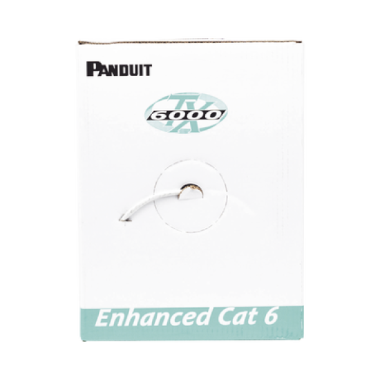 Bobina de Cable UTP 305 m. de Cobre, TX6000™ PanNet, Reelex, Gris, Categoría 6 Mejorado (23 AWG), PVC (CMR, Riser), de 4 pares