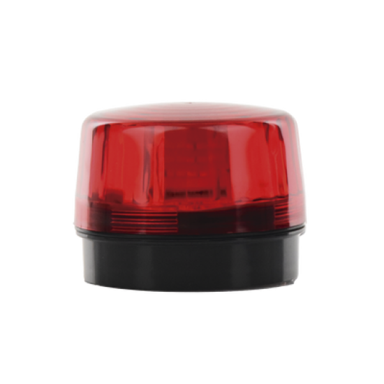 Luz Estroboscópica LED (55) / Patrones de Parpadeo Ajustables / 8 Patrones / Batería de Respaldo / 12-24 Vcc/Vca / Resistente al Clima IP66/IP55