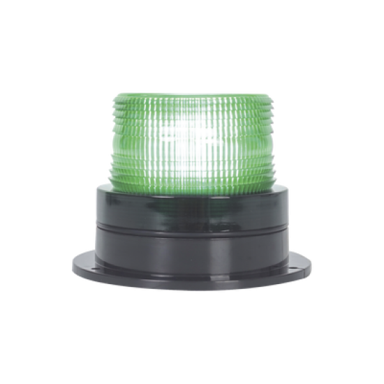 Burbuja Brillante de Larga Vida Útil, con 8 LEDs Color Verde, Domo Verde