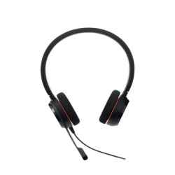 Jabra Evolve 20 Duo con conexión USB, micrófono con cancelación de ruido de última generación, configuración Plug and Play, Certificación Microsoft Teams (4999-823-109)