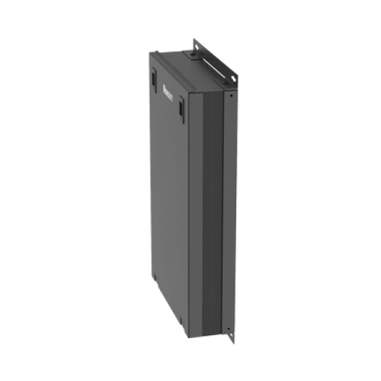 Punto de Consolidación Para 48 Puertos, Con Espacio para 2 UR , Instalación en Piso, Pared o Techo, Fabricado en Acero, Color Negro