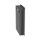 Punto de Consolidación Para 48 Puertos, Con Espacio para 2 UR , Instalación en Piso, Pared o Techo, Fabricado en Acero, Color Negro