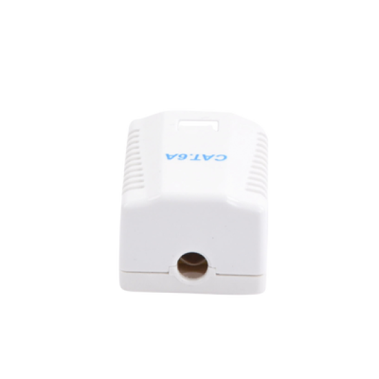 Caja de pared con 1 puerto, incluye 1 jack STP Cat6A