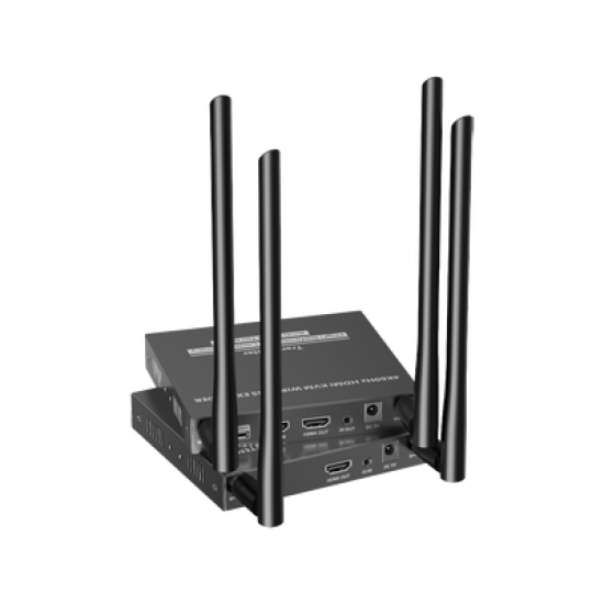 Kit Extensor Inalámbrico | 4K@60Hz | Transmisión hasta 50m | Transferencia IR | Emparejamiento SSID