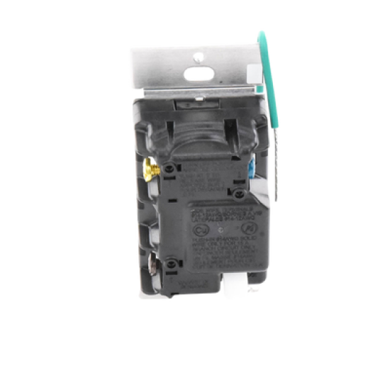 (RadioRA2) Switch on/off  RRD-8S-DV-WH de doble voltaje, un solo polo 120V/, 8A/, 1/10HP 3A en motores, apaga y enciende iluminación ó motor, NO requiere cable neutro.