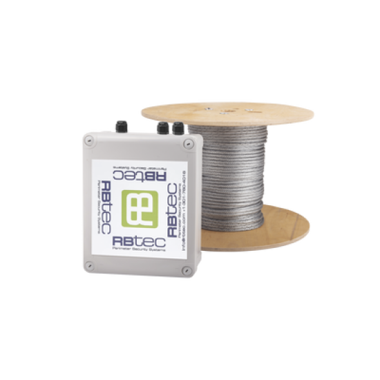 Kit de Cable Sensor Perimetral IRONCLAD para Cercas Ciclónicas / 152 METROS / 1 ZONA / Sin Falsas Alarmas por Viento / TODO Incluido