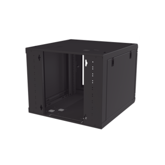 Gabinete de Pared 9U de 635 mm de Profundidad, Rack de 19'' en Acero Reforzado: Compacto y Resistente para Soluciones Profesionales