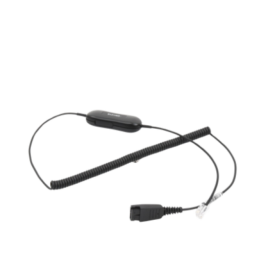 Cable para diademas BIZ1500, BIZ2300 y BIZ2400, para compatibilidad con telefonos AVAYA 96xx/16xx QD a RJ-9 (88001-03) (88001-04) 