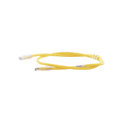 Cable de parcheo UTP Categoría 6, con plug modular en cada extremo - 1 m. - Amarillo