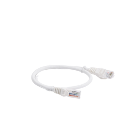 Cable de parcheo UTP Cat6 - 0.5 m - blanco