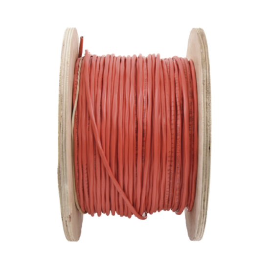 Bobina de 152 Metros de Alambre / 2 x 14 AWG / BLINDADO / Tipo FPLR / Color Rojo / Para Aplicaciones en Sistemas de Detección de Incendio y Sistemas de Evacuación