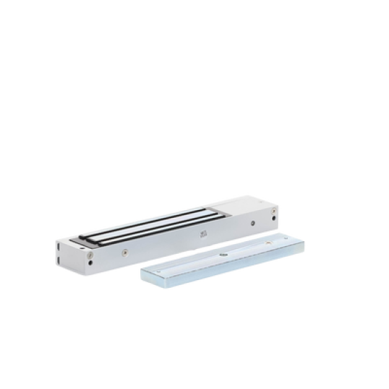 Chapa Magnética de 600 Lbs (272 Kg) / Montaje en Puerta Normal / Certificado CE /  Uso en Interior / Magnetismo Anti-residual