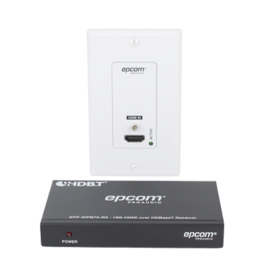 Kit Extensor HDBaseT | 4K2K@60Hz 40m | 1080p 70m | Función PoC | IR Bidireccional | RS-232 | 