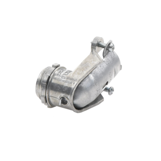 Conector curvo para tubo flexible 3/4