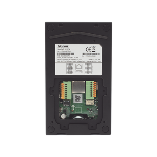 Videoportero de 1 Botón / Lector de Tarjetas MIFARE y PROX EM / Notificación a APP / 100% en la Nube / Notificación por Llamada Telefónica / SIP / ONVIF / IP65 / Cámara 2MP / Panel de Aluminio / Control de 2 Puertas