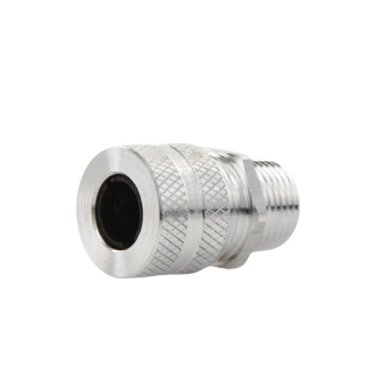 Conector de cable, de aluminio macho recto, .50 - .63 