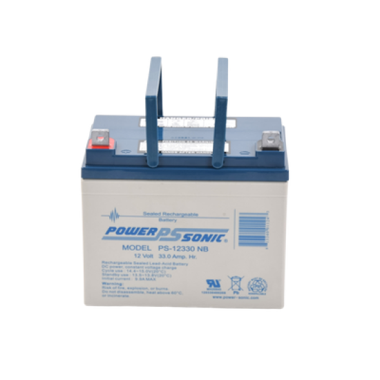 Batería 12V, 33AH, Para Respaldo, Tecnologías AGM/VRLA, 5 Años Vida Útil, Terminales NB, Reconocida UL  