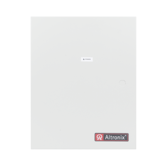 12 Vcc @ 10 A / fuente tipo control / 8 entradas a 8 salidas / aplicaciones control de acceso, alarmas, y detección de Incendio / con capacidad de batería de respaldo / Requiere baterías. 