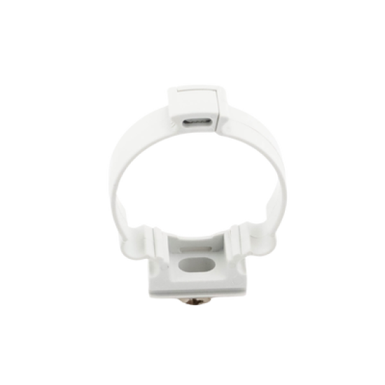 Soporte de collar (Abrazadera), PVC Auto-extinguible, cerrado para tubería de 40 mm