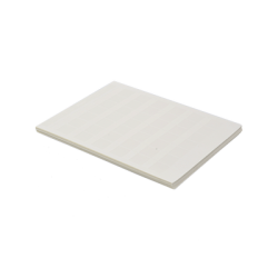 Paquete de Hojas con 2500 Etiquetas de Identificación Auto-laminadas para Impresora Láser/Inyección de Tinta, para Cables de 4.1 a 8.1 mm de Diámetro (10 - 6 AWG), Color Blanco