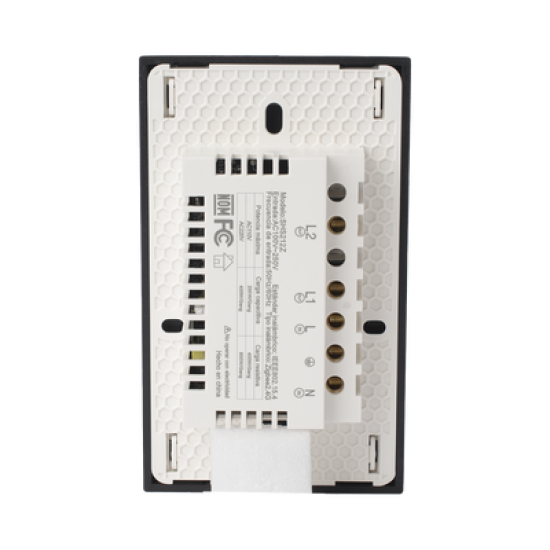 (ZigBee) Apagador switch inalámbrico ZigBee, control de 2 regresos de carga, 110V