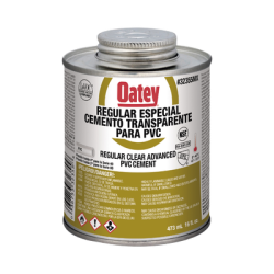 Pegamento / Cemento Claro de 473 ml para Tubo Conduit PVC Pesado.