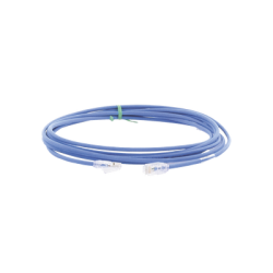 Cable de Parcheo UTP Cat6A, CM/LSZH, Diámetro Reducido (28AWG), Color Azul, 12ft
