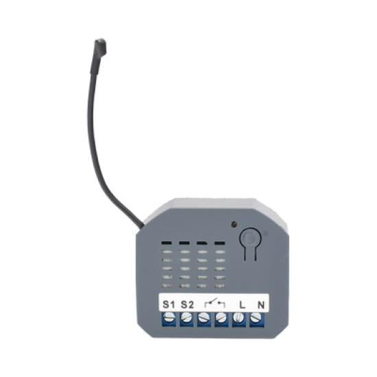 (ZWAVE) Micro modulo On/Off , para 1 circuito, doble control
