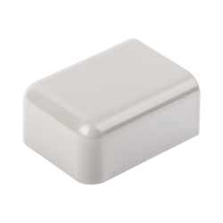 Tapa Final, para uso con canaleta LD10, material ABS, Color Gris