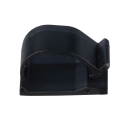 Clip de Nylon 6.6 con Adhesivo, Para Cables de Hasta 9.7 mm de Diámetro, Uso Interior/Exterior, Color Negro, Paquete de 100pz