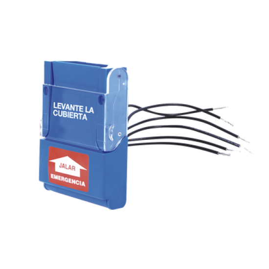 Estación manual de Emergencia / Policarbonato Alta Resistencia / 2 Años Garantia