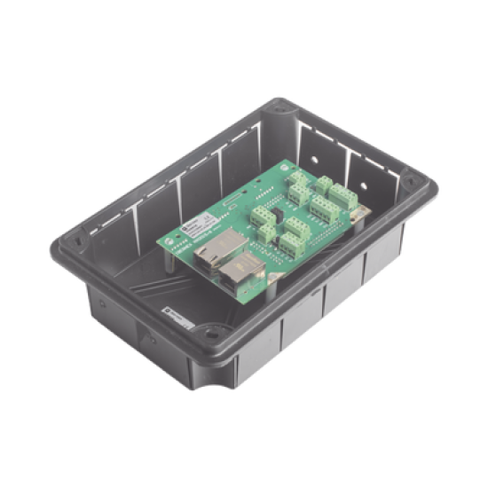 Terminal de Habitación IP de Empotrar / Bus RS485 / 12 Entradas Digitales / SIP / PoE / Compatible con NX1071 y NX1075