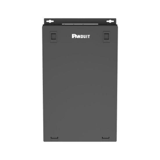 Punto de Consolidación Para 48 Puertos, Con Espacio para 2 UR , Instalación en Piso, Pared o Techo, Fabricado en Acero, Color Negro