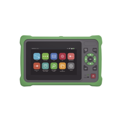 OTDR Touch para Pruebas en los Enlaces de Fibra Óptica / Longitudes de onda  1310nm y 1550nm / Función VFL 10mW / Función OPM / Función de Mapeo de cables de Red RJ45 / Recargable / Distancia de prueba de hasta 260km