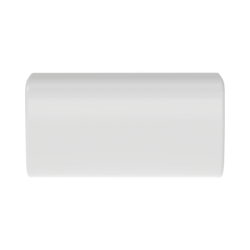 Unión recta, para uso con canaleta LD5, material ABS, Color Blanco